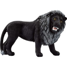 Schleich Wild Life Löwe schwarz, Spielfigur(brüllend)