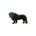 Schleich Wild Life Löwe schwarz, Spielfigur(brüllend)