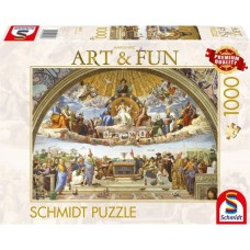 Schmidt Spiele Art & Fun Markus Binz: Disputation des Heiligen Sakraments 2024, Puzzle(1000 Teile)