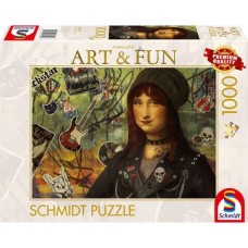 Schmidt Spiele Art & Fun Markus Binz: Mona Lisa 2024, Puzzle(1000 Teile)