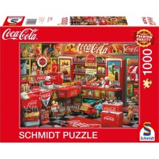 Schmidt Spiele Coca Cola - Nostalgie-Shop, Puzzle(1000 Teile)
