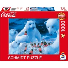 Schmidt Spiele Coca-Cola - Polarbären, Puzzle(1000 Teile)