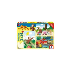 Schmidt Spiele Coco der neugierige Affe: Spaß mit Coco, Puzzle(3x 24 Teile)