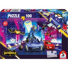 Schmidt Spiele DC Batwheels: Turbogeladene Action in Gotham City, Puzzle(100 Teile)