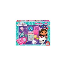 Schmidt Spiele Gabby's Dollhouse: Geburtstagsfeier im Puppenhaus, Puzzle(60 Teile)