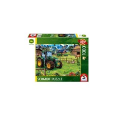 Schmidt Spiele John Deere: Alpenvorland mit Traktor 6120M, Puzzle(1000 Teile)