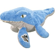 Schmidt Spiele Jurassic World, Mosasaurus, Kuscheltier(blau/grau, 29 cm)