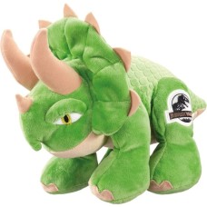 Schmidt Spiele Jurassic World, Triceratops, Kuscheltier(grün/beige, 25 cm)