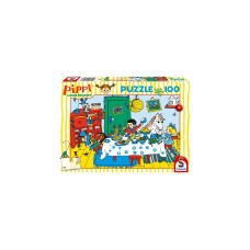 Schmidt Spiele Kaffeekränzchen mit Pippi, Puzzle(100 Teile)
