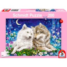 Schmidt Spiele Kuschelige Wolfsfreunde, Puzzle(200 Teile)