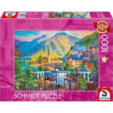 Schmidt Spiele Malerisches Hallstatt, Puzzle(1000 Teile)