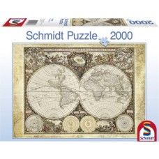 Schmidt Spiele Puzzle Historische Weltkarte