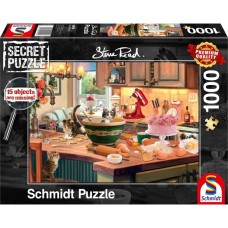 Schmidt Spiele Puzzle Steve Read: Am Küchentisch(Secret Puzzle)