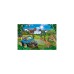 Schmidt Spiele Schleich: Dinosaurs – Urzeit-Giganten, Puzzle(60 Teile, inkl. Schleich Baby Stegosaurus Schleich Figur)