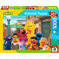 Schmidt Spiele Sesamstrasse: Ein Wiedersehen mit guten alten Freunden, Puzzle(1000 Teile)
