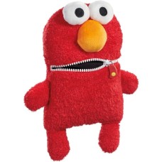 Schmidt Spiele Sorgenfresser Elmo, Kuscheltier(rot, Größe: 27.5 cm)