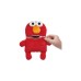Schmidt Spiele Sorgenfresser Elmo, Kuscheltier(rot, Größe: 27.5 cm)