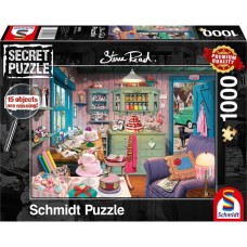 Schmidt Spiele Steve Read: Secret Puzzles - Großmutters Stube(1000 Teile)