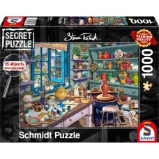 Schmidt Spiele Steve Read: Secret Puzzles - Künstler-Atelier(1000 Teile)