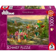 Schmidt Spiele Thomas Kinkade Studios: Bibi Blocksberg – Junghexentreffen, Puzzle(1000 Teile)