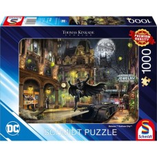 Schmidt Spiele Thomas Kinkade Studios: DC - Batman Gotham City, Puzzle(schwarz, 1000 Teile)