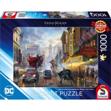 Schmidt Spiele Thomas Kinkade Studios: DC - Batman, Superman and Wonder Woman – The Trinity, Puzzle(1000 Teile)