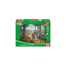 Schmidt Spiele Thomas Kinkade Studios: Der Zauberer von Oz, Follow the Yellow Brick Road, Puzzle(1000 Teile)