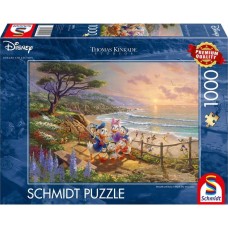 Schmidt Spiele Thomas Kinkade Studios: Disney - Donald and Daisy A Duck Day Afternoon, Puzzle(1000 Teile)