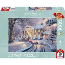Schmidt Spiele Thomas Kinkade Studios: Graceland Christmas, Puzzle(1000 Teile)