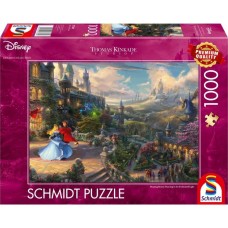 Schmidt Spiele Thomas Kinkade Studios: Sleeping Beauty Dancing in the Enchanted Light, Puzzle(Disney Dreams Collections)