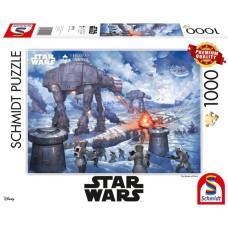 Schmidt Spiele Thomas Kinkade Studios: Star Wars - Die Schlacht von Hoth, Puzzle(1000 Teile)