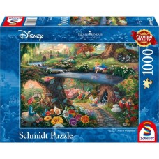 Schmidt Spiele Thomas Kinkade: Painter of Light - Disney - Alice im Wunderland, Puzzle(1000 Teile)