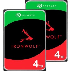 Seagate IronWolf NAS 2 x 4 TB Bundle , Festplatte(SATA 6 Gb/s, 3,5", 2er Bundle)