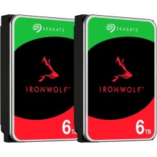 Seagate IronWolf NAS 2 x 6 TB Bundle, Festplatte(SATA 6 GB/s, 3,5", 2er Bundle)