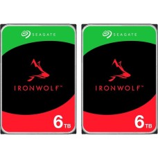 Seagate IronWolf NAS 2 x 6 TB Bundle, Festplatte(SATA 6 Gb/s, 3,5", 2er Bundle)