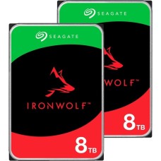 Seagate IronWolf NAS 2 x 8 TB Bundle, Festplatte(SATA 6 Gb/s, 3,5", 2er Bundle)