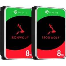Seagate IronWolf NAS 2 x 8 TB Bundle, Festplatte(SATA 6 GB/s, 3,5", 2er Bundle)