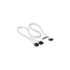 Seasonic 12VHPWR PCIe Adapter Kabel(weiß, 0,75 Meter)