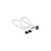 Seasonic 12VHPWR PCIe Adapter Kabel, 90° abgewinkelt(weiß, 75cm)