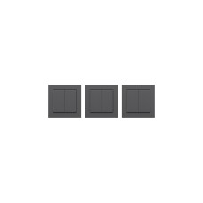 Senic Friends of Hue Smart Switch, Taster(anthrazit, Dreierpack)