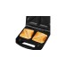 Severin 3in1 Sandwich-Toaster SA 2968, Sandwichmaker(schwarz/edelstahl, 1.000 Watt, mit 3 Platten-Sets)