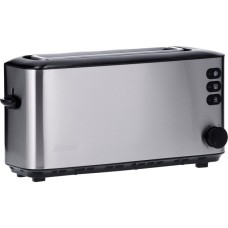 Severin Automatik-Langschlitztoaster AT 2515(silber, 1.000 Watt, für 2 Scheiben Toast)