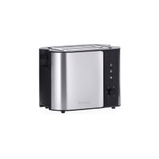 Severin Automatik-Toaster AT 2589(edelstahl/schwarz, 800 Watt, für 2 Scheiben Toast)