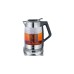 Severin Glas Tee- und Wasserkocher Deluxe WK 3479(edelstahl/schwarz, 1,7 Liter)