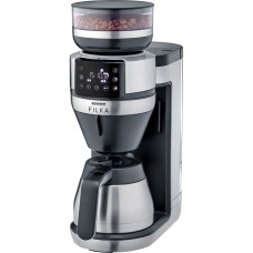 Severin KA 4851, Filtermaschine(schwarz (matt)/edelstahl (gebürstet), inkl. Thermokanne)