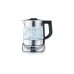 Severin Tee-/Wasserkocher Deluxe Mini WK 3473(edelstahl (gebürstet)/schwarz, 1,0 Liter)