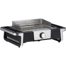 Severin eBBQ Elektrogrill SENOA BOOST(schwarz/edelstahl, 3.000 Watt, mit BoostZone)