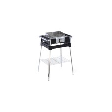 Severin eBBQ Elektrogrill SENOA BOOST S, mit Stand(schwarz/edelstahl, 3.000 Watt, mit BoostZone)