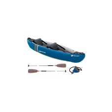 Sevylor Adventure Kajak Kit, Schlauchboot(dunkelblau/grau, 314 x 88cm, Set mit Paddel)