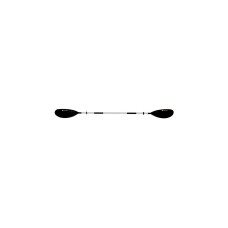 Sevylor Alu-Doppelpaddel K-Perf 230(schwarz/aluminium, 230 x 18cm, 2-teilig)